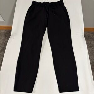 Lululemon Womens Size 4 On The Fly Pants Straight Leg High Rise Black